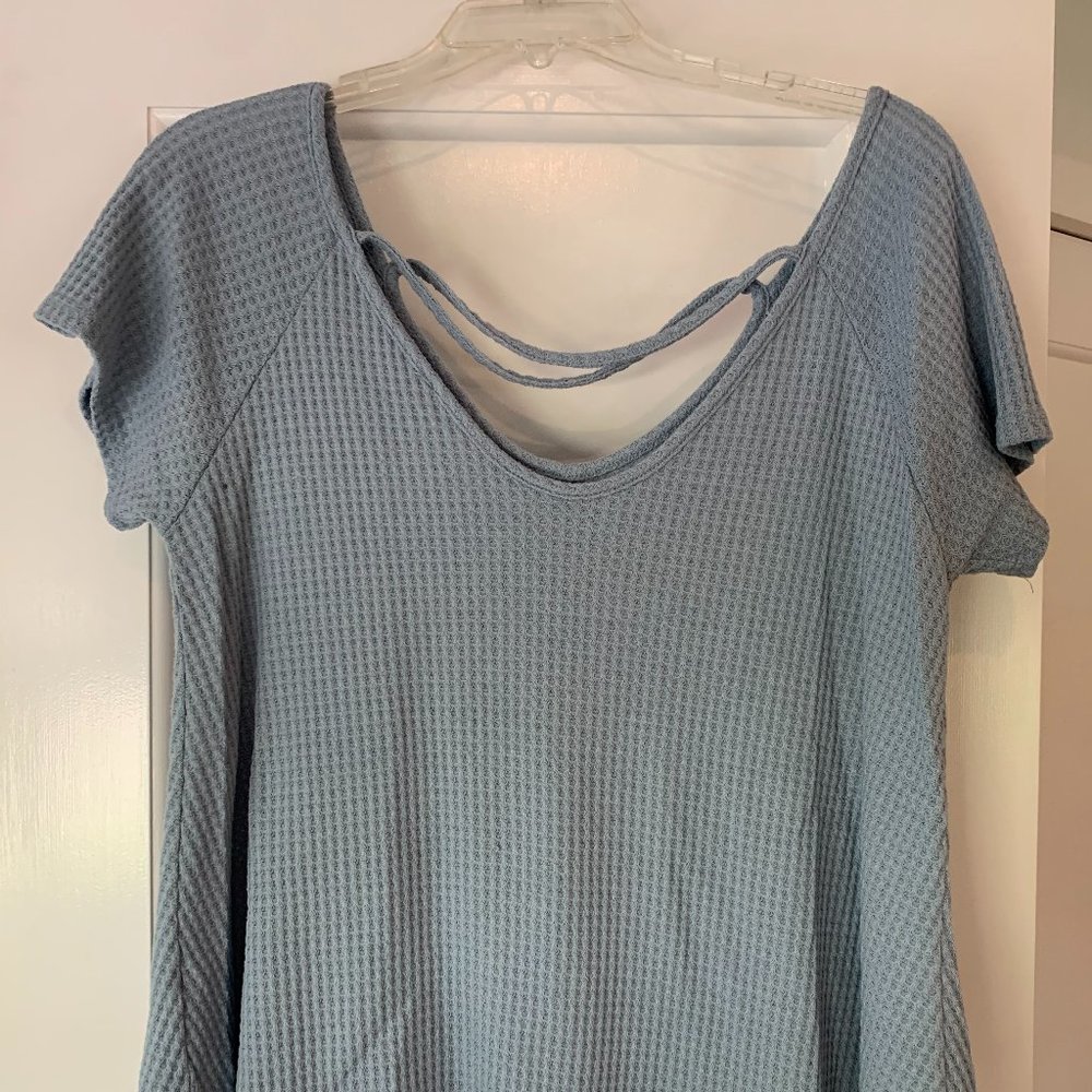 We The Free blue short sleeved top, no size